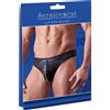 Svenjoyment - perizoma lucido con cerniera in strass (nero) - M