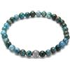 Vestopazzo Bracciale Elastico Blu Apatite