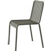 Hay - Sedia impilabile Palissade - Verde - Acciaio laccato epossidico - Designer Ronan & Erwan Bouroullec