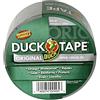 Duck Tape Original - Nastro adesivo telato, in tessuto, per riparazioni, formula migliorata ad alta resistenza, impermeabile, 50 mm x 25 m, argento