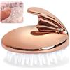 ZLONGYAN Spazzola per shampoo, scrubber per capelli con setole morbide in silicone per forfora, massaggiatore esfoliante per cuoio capelluto per uomini, donne e bambini, per tutti i tipi di capelli