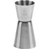 Leopold Vienna Misurino con Bicchiere 30/50 ml, Acciaio Inossidabile 304, Color Argento, 45x45x90mm