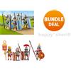 Playmobil 8 figure soldato romano Legionari 6490 6491 70934 in bustine sigillate