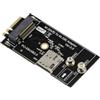 KALEA-INFORMATIQUE M2 B Key e Nano SIM a M.2 E A Key adattatore per 3G 4G 5G e WiFi Module Card, supporto USB e PCIe Type Card
