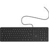 Mobility Lab - Tastiera PC Business cablata con 2 hub USB integrato - Nero