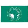 AZ FLAG Bandiera Unione Africana 90x60 cm Poliestere 100D 2 Occhielli | Uso interno ed esterno bandiera decorativa dell'Africa doppie cuciture e bordi rinforzati con occhielli metallici