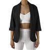 JOPHY & CO. Giacca Blazer Donna con Tasche (cod. 5572) (2XL, Fucsia Floreale)