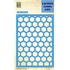 Nellie's Choice Layer favo, Forma Geometrica, 10.5 x 14.8 cm Strati, Fustella da Taglio per Biglietti, Scrapbooking, Fai da Te, DIY, Blu, 105x148mm