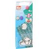 Prym - Pulsanti di Copertura in Argento Prym (19 mm) Senza Muffa - 1 unità
