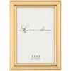 Lawrence Frames 3x5 Gold Metal Picture Frame-Classic Bevel Cornice portafoto, Metallo