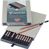 Bruynzeel Design Set di 12 matite professionali in grafite in scatola | Matite per artisti per disegno e schizzi