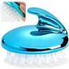 ZLONGYAN Spazzola per shampoo, spazzola per capelli con morbide setole in silicone per forfora, massaggiatore esfoliante per cuoio capelluto, per uomini, donne e bambini, per tutti i tipi di capelli,