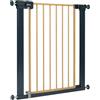 Safety 1st Easy Close Metal Cancelletto di Sicurezza in metallo, scale, porte, vani con apertura 73-80 cm (max 108 cm), Cancelletto per Bambini, Apertura a Una Mano, Senza Viti o Fori, Effetto Legno