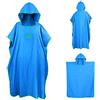 ele ELEOPTION Poncho Surf per Uomini Donne, Come Poncho di Microfibra, Poncho ad Asciugamano, Accappatoio Poncho da Surf, Poncho Leggero e ad Asciugatura Rapida per Spiaggia, Campeggio, Viaggi (Blue)