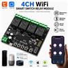 Tuya Smart WiFi Modulo RelÃ¨ 4CH