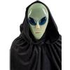 Maschera alieno in plastica rigida Glow in the dark