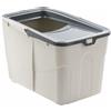 Pet's Market - Toilette lettiera per gatto Buxo Open chiusa con coperchio apribile filtro antiodore e paletta colori assortiti 58X39X38,5