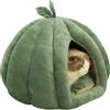 Generic Letto Per Gatti Pumpkin - Cuccia Per Gatti Chiusa E Addensata, Rifugio Accogliente | Cuccia Per Animali Di Halloween Per Uso Interno, Ideale Per Gattini E Cani Di Piccola Taglia, Grotta Per Gatti Cald