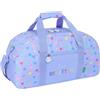 Safta BENETTON LILA - Borsa sportiva, zaino ideale per bambini di diverse età, comoda e versatile, qualità e resistenza, 50 x 26 x 20 cm, viola, M, Casual