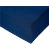 Amazon Basics Lenzuolo con angoli Matrimoniale, 152 x 200 x 30 cm, in 100% Microfibra con altezza da 30cm, Blu Scuro