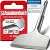 SCHWABENBACH® Scalpello per Piastrelle SDS Plus 75 x 165 mm - Angolato 30° - Ideale per Rimuovere Intonaco e Piastrelle - Scalpello Piatto per Muratura - Per Martello Perforatore (Non SDS Max)
