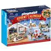 Playmobil Set 71088 Natale Cottura Regalo di Natale 92pz Babbo Natale in Scat...