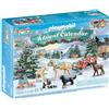 Playmobil Cavallo della Cascata Set Natale 71345 Calendario dell'Avvento Giro...