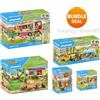 Playmobil Country Life Set 71441 71442 71444 71445 e 71252 tutti e 5 nuovi im...