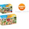 Playmobil Family Fun Set 71424 e 71427 Barbecue da Campeggio Country Nuovo Co...