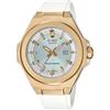 Casio Orologio Analogico Quarzo Donne con Cinturino in Silicone MSG-S500G-7AER