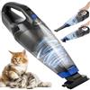 AG 315 Aspirapolvere Portatile Nero/Blu - Senza Fili - Potenza di Aspirazione 100W - Illuminazione LED - Per Casa & Auto - Con Accessori e Filtro HEPA - Compatto e Adatto per Peli di Animali