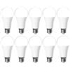Tofisr E27 LED Lampadina Edison,12W,equivalenti a 120W,1200lm,Luce Bianca Fredda 6500K,Pacco da 10