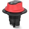 Gebildet Sezionatore Batteria 50A Isolatore Master Disconnect 12V-48V Interruttore On Off Interruttore di Alimentazione Resistente Impermeabile per Barche Auto RV ATV UTV Yacht