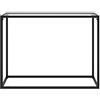 HETFTJN Consolle Cucina Consolle Ingresso Moderno Tavolino Salotto Moderno Console Ingresso - Tavolo Consolle Trasparente 100x35x75 cm in Vetro Temperato per Soggiorno Ingresso Disimpegno Ufficio