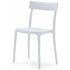 CONNUBIA 2 SEDIE ARGO CB/1523 CALLIGARIS BIANCO OTTICO OPACO POLIPROPILENE IMPILABILE PER CUCINA SALA DA PRANZO GIARDINO BAR RISTORANTE