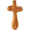 Kassis Geschenkartikel KASSIS - Croce a mano in legno di ulivo, 10,50 cm, realizzata a Betlemme