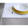 mauro Tovaglia Rettangolare 12 Posti con Tovaglioli - Tessuto Fiandra Jacquard - Disponibile in 9 Misure e 3 Colori - bianca 150x250 cm