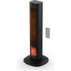 Avilia Termoventilatore a Torre 800/2000W con Funzione Oscillante Automatica e Comodo Telecomando - Elegante e Sicuro Grazie alla Funzione, Anti Surriscaldamento con Spegnimento Automatico - 60cm