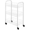 King Collection C1407116 Carrello Multiuso, Bianco