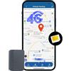 Zeerkeer Micro Localizzatore GPS con App Gratuitan Portatile GPS per Anziani Bambini GPS tracker per Auto Tracciamento in tempo reale Allarmi Multipli, Satellitare tracker con Magnete, Traiettoria storica