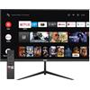 TuTu Smart Monitor 25 Pollici Android OS, 1080P FHD, Wi-Fi, Bluetooth, HDMI, USB