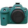 MUZIRI KINOKOO EOS R6 Custodia Protettiva Compatibile per Canon EOS R6/EOS R6 II/EOS R6 Mark II Fotocamera - Custodia in Silicone Morbido - Verde