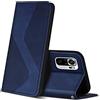 ZONNAVI Cover per Xiaomi Redmi Note 10 4G / Redmi Note 10S, Flip Custodia Pelle PU con [Slot Cart] [Magnetica], Cover a Libro Portafoglio per Xiaomi Redmi Note 10 4G / Redmi Note 10S (Blu)
