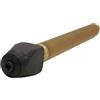 KD89 Mandrino in ottone con due pinze a bloccaggio avvitato per orologeria, gioielleria, fai da te, fabbricazione francese, lunghezza e apertura a scelta, oro, Longueur 110mm - Ouverture 0 à 3,0mm