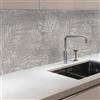 CREARREDA Rivestimento Parete Cucina Paraschizzi Cucina Adesivo per Fornelli 60 x 58 cm Effetto Lucido - Spesso 1mm e Rigido - Ignifugo e Resistente al Calore, all'Acqua