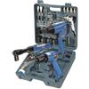 Mauk, Set di attrezzi ad aria compressa con trapano percussione, 36 pz, Blu (blau) - 56