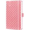 SIGEL J6110 Agenda settimanale, formato A6, copertina rigida, rosa, certificato FSC, bella