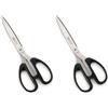Rapesco CS0205B1 Forbice in Acciaio Inox da 21 cm, Nero (Confezione da 2)