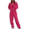 HAOLEI Tuta da Donna Pullover Offerte Invernale Felpata Y2k Due Pezzi Tuta Leggero In Calda Morbida Comoda Tuta Jogging Tracksuit Fitness Felpa Con Cappuccio E Pantalone Palestra Tuta Felpata per la Casa