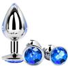 Shicpgble RY4V-3 Misure Palla Diamante Blu Allenamento plúg ànalé dilàtatóré ànàl ànàleséx tóy kit bútt dilatàtóri palliné ànàli dildó séxytóysys vibràtoréper próféssionàlé in ànó per donna uomo coppie